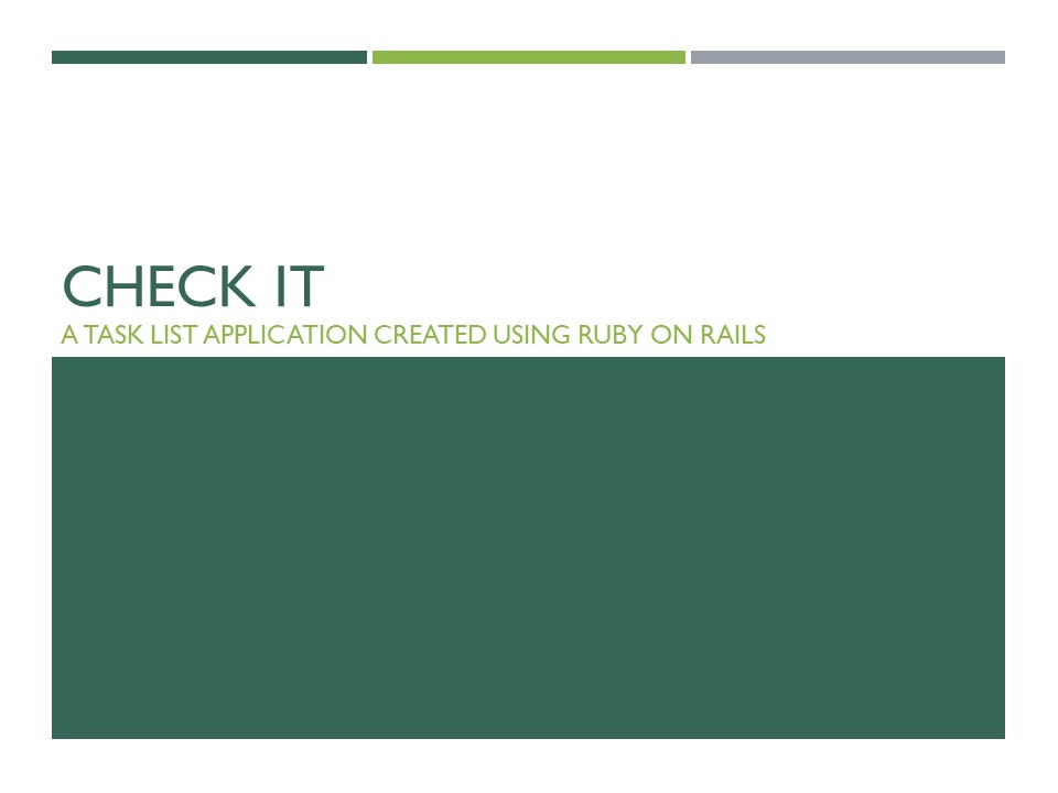 Checkit